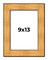 Photo Size Embellished Gold Picture Frame - UV Acrylic, Foam Board Backing, Hanging Hardware